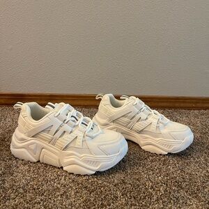 Women’s White Platform Sneakers